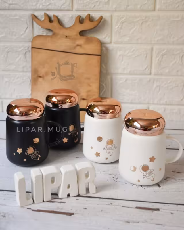 ماگ فضانورد درب طلایی کد 3714