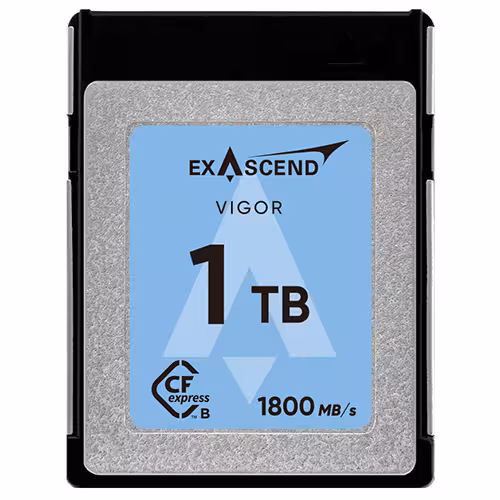کارت حافظه CFexpress B اکساسند Exascend VIGOR CFexpress 2.0 Type B 1TB 1/800MB/S