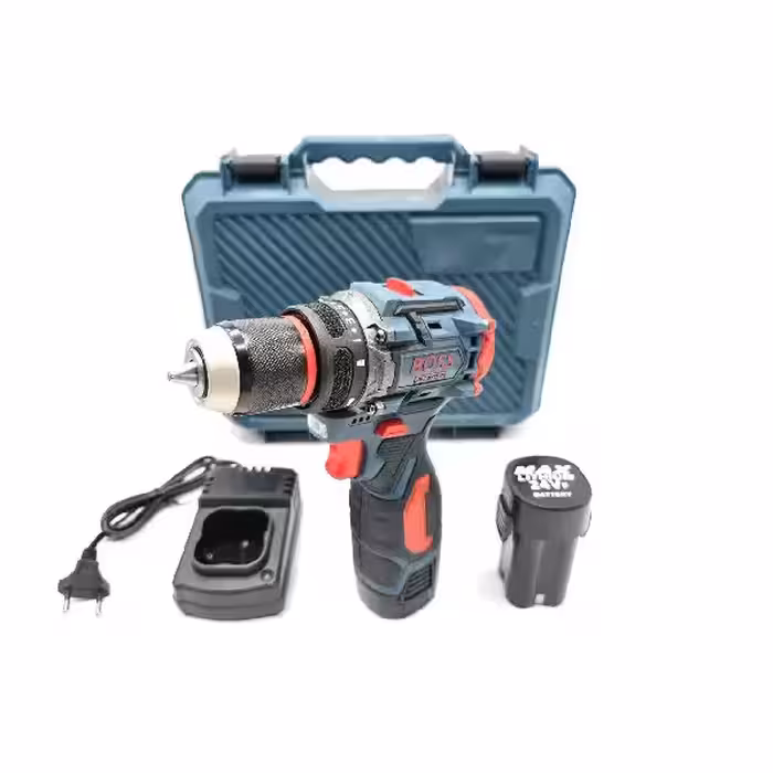 دریل شارژی 24 ولت براشلس سه نظام فلزی مدل Bs3035 باس BOSS
