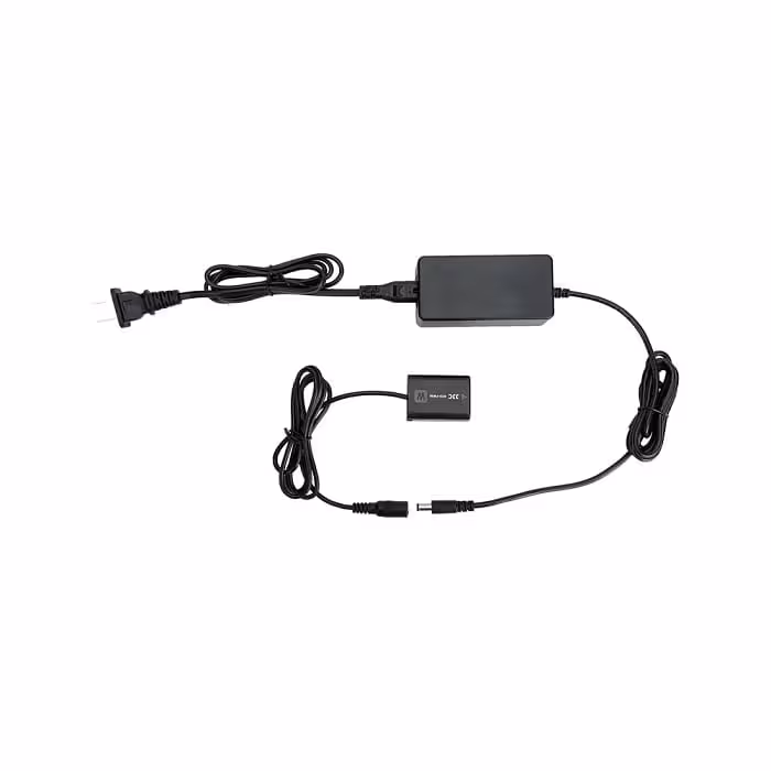 آداپتور برق AC و کیت کوپلر باتری جی جی سی مدل DCD-NPFW50CN