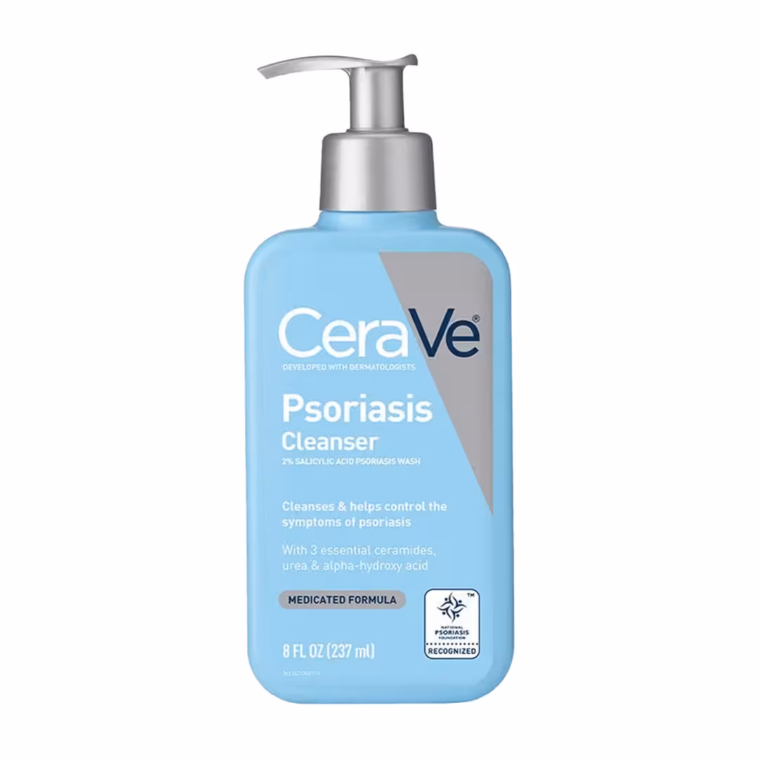 شوینده پوست سراوی مخصوص مستعد پسوریازیس 237 میلی‌لیتر CeraVe Psoriasis Cleanser with 2% Salicylic Acid