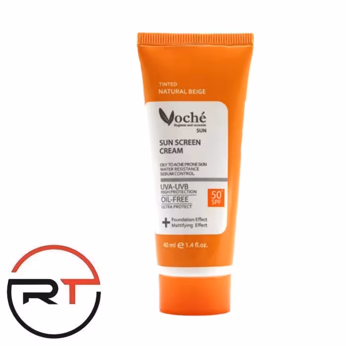 ضد آفتاب بژ طبیعی SPF50 وچه پوست خشک و معمولی