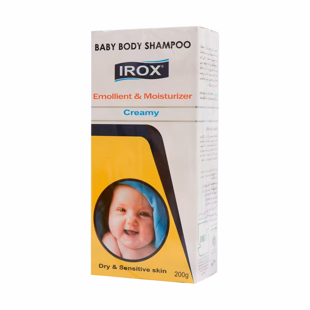 شامپو بدن کرمی بچه ایروکس 200گرم | Irox Baby Shampoo For Sensitive and Dry Skins