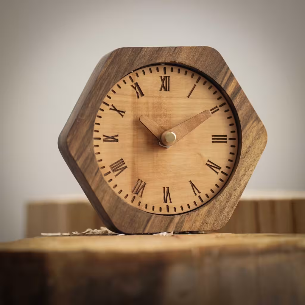 ساعت رومیزی نوین مدل ستاره