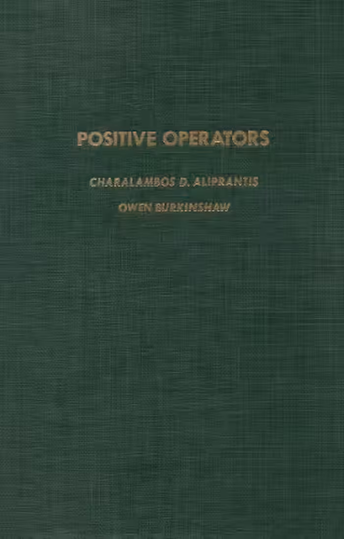 خرید و دانلود نسخه کامل کتاب Positive Operators