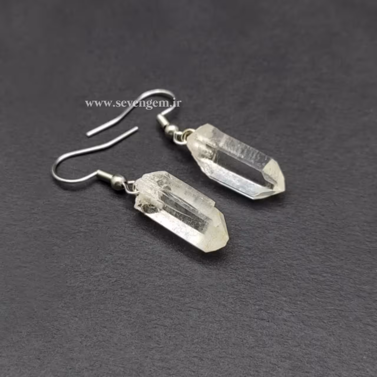 گوشواره کریستال کوارتز (کدA82)