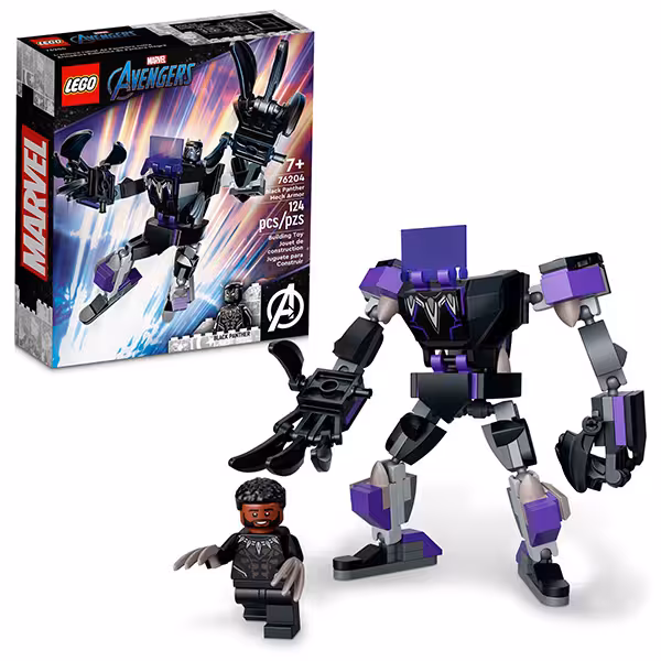 لگو Marvel مدل Black Panther Mech Armor 76204