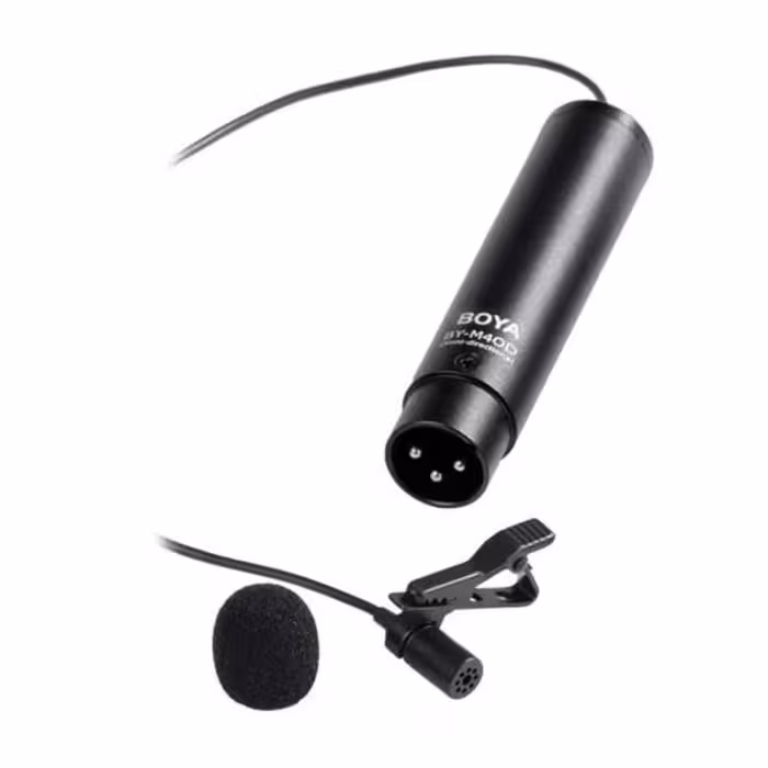 میکروفن یقه ای بویا BOYA BY-M4OD Omni-directional Lavalier Microphone