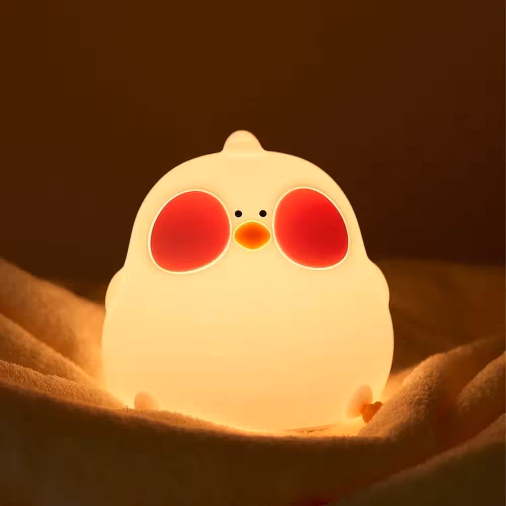 شب خواب سیلیکونی جوجه لپ قرمز