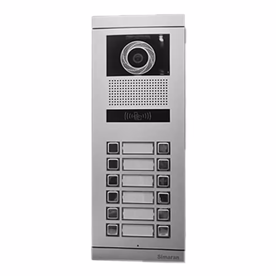 سیماران کرج | پنل آیفون تصویری مدل دوازده واحدی فرداد - VFBC12D