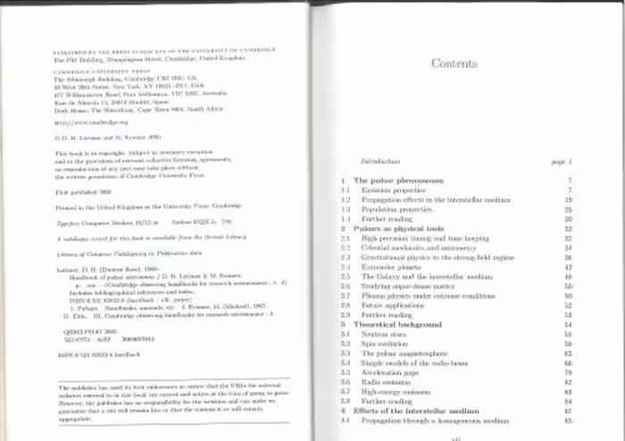 خرید و دانلود نسخه کامل کتاب Handbook of pulsar astronomy
