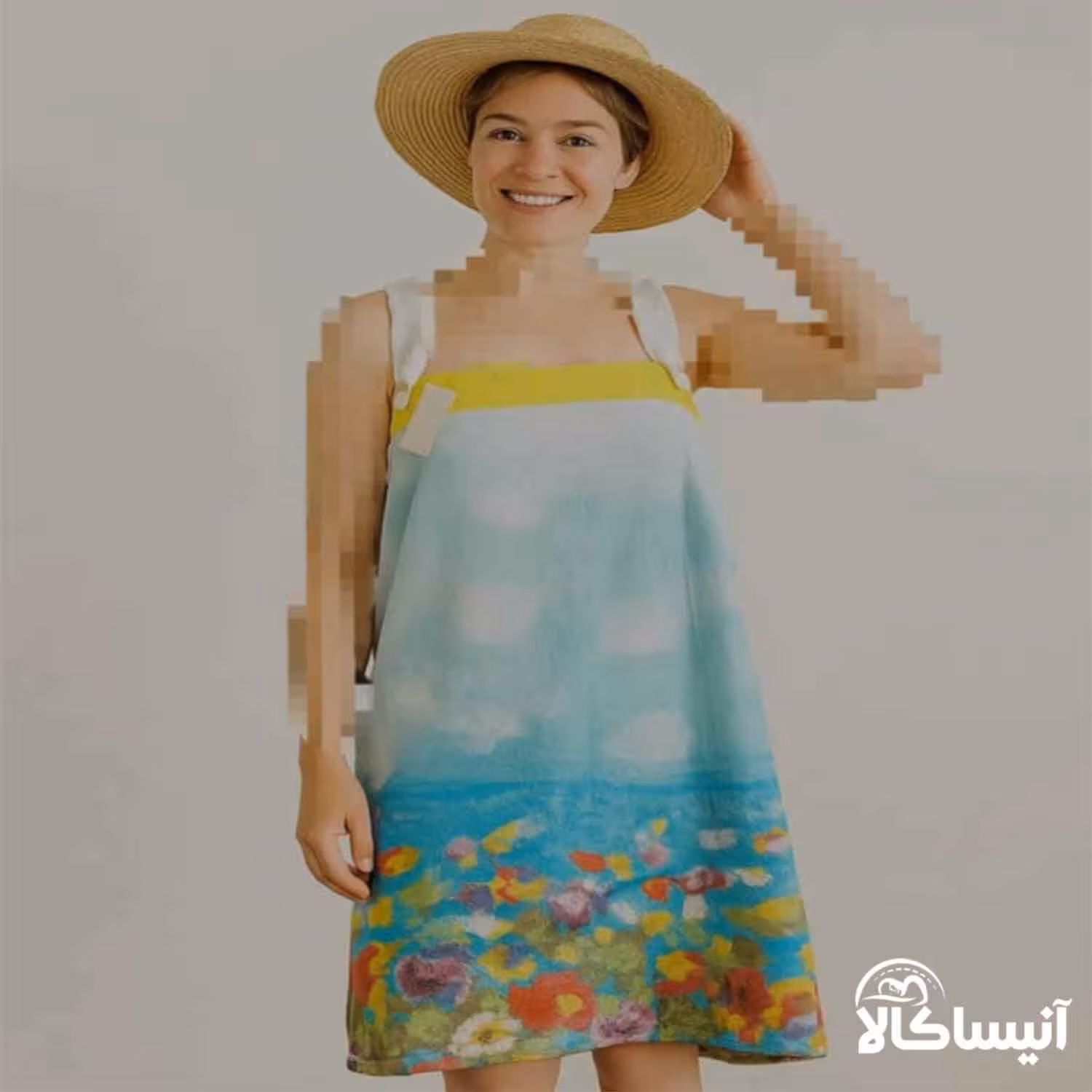 حوله دکلته برق لامع مدل بهاره