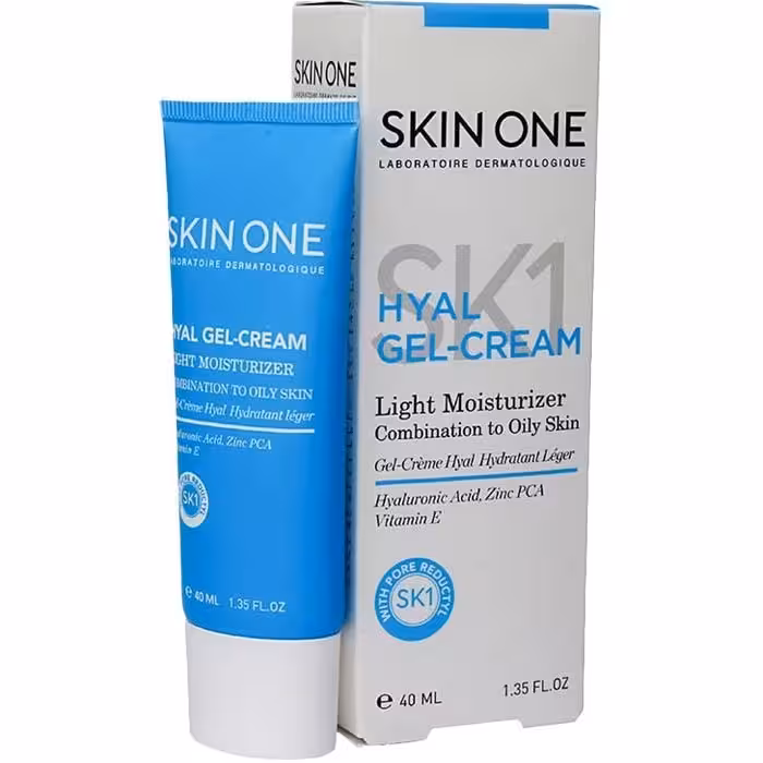 ژل کرم مرطوب کننده مدل چرب و مختلط اسکین وان حجم40میلی لیتر