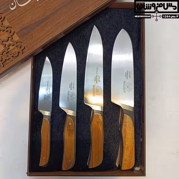 سرویس 4 تایی چاقو آشپزخانه زنجان ست قوچی