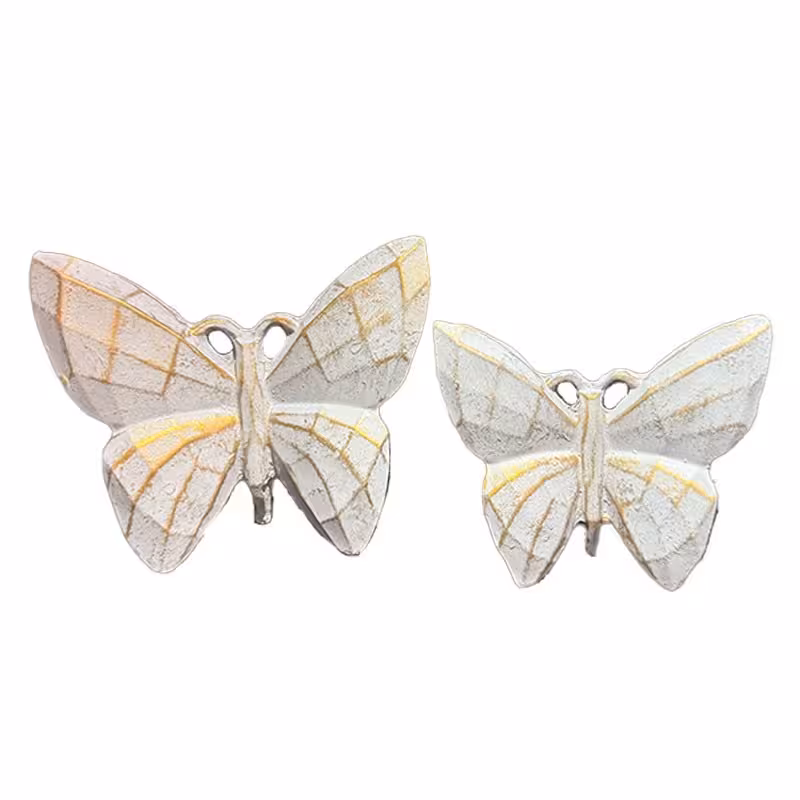 مجسمه مدل پروانه گرافیکی مجموعه 2 عددی