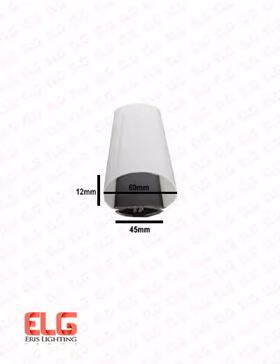 پروفیل لاینر نور خطی آویز لوله‌ای کد 43 با قطر 60 میلی متر و دیفیوزر