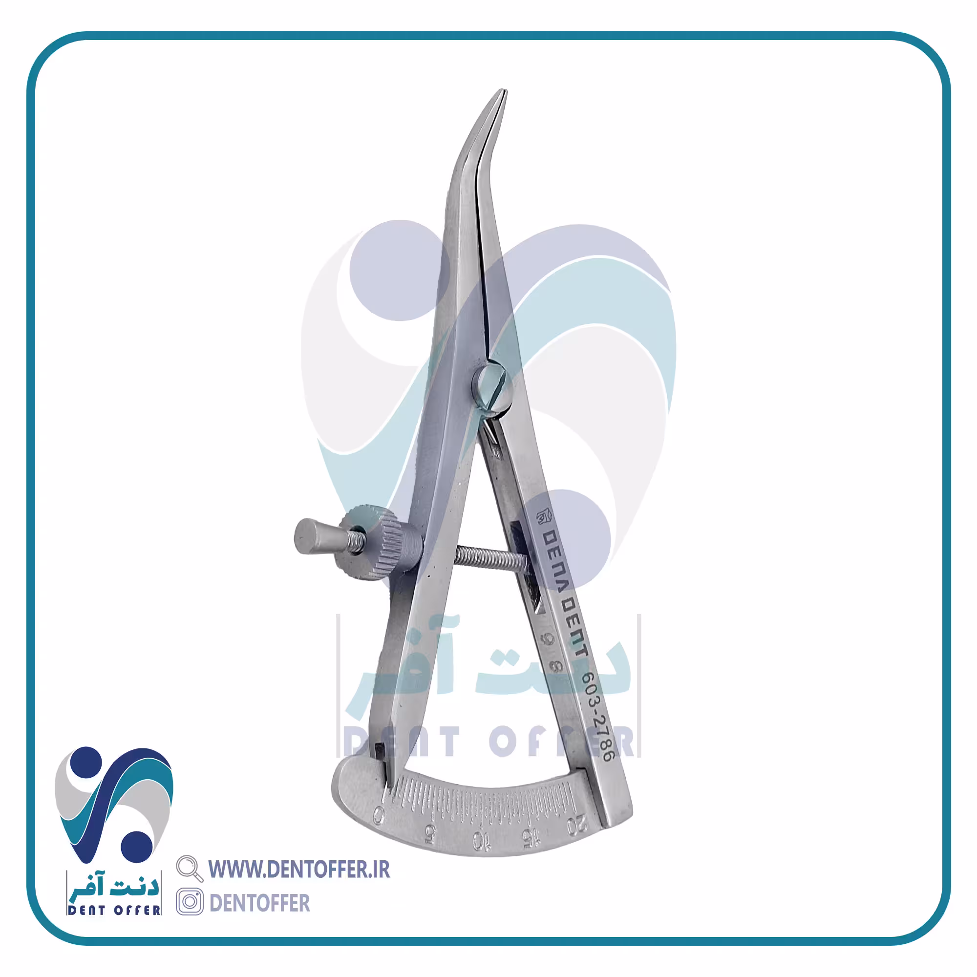 کالیپر سرکج 0.20mm برند دنا پویا