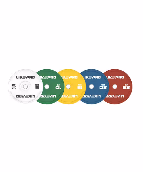 صفحه هالتر LIVEPRO مدل LP8332 وزن 15 کیلوگرم بسته دو عددی