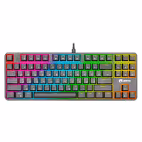 کیبورد گیمینگ گرین مدل GK801-RGB، سوئیچ مکانیکال آبی، Tenkeyless، نورپردازی RGB | کالا مکس