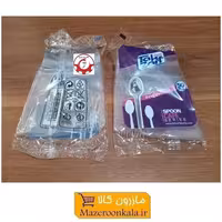 قاشق یکبار مصرف کریستال کافه Tak Zarf تک ظرف کوتاه رنگ شفاف 50 عددی HZY-016