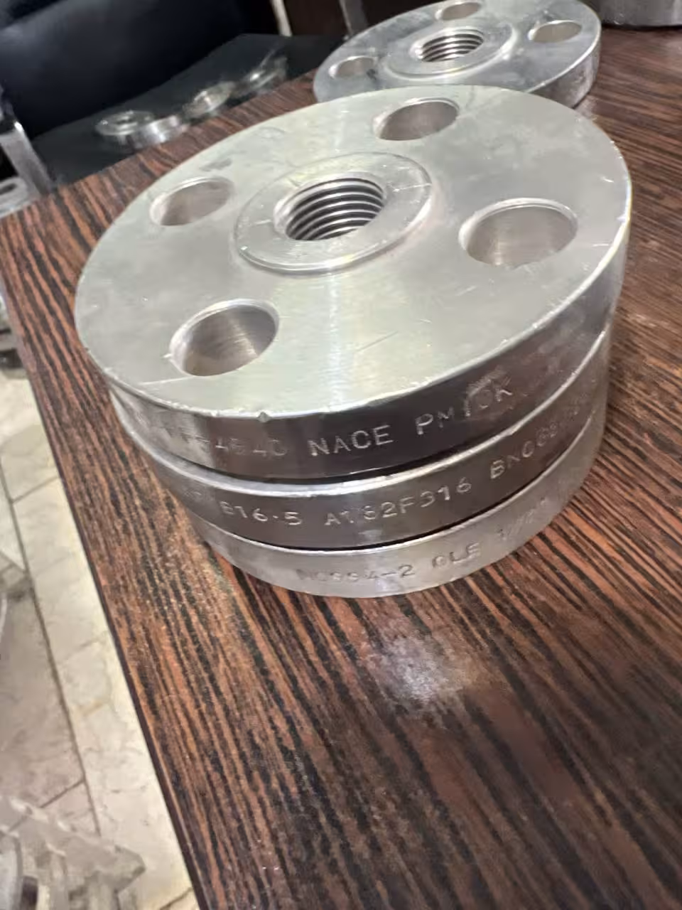 فلنج دنده 1/2" ریس فیس کلاس   300LBS از جنس SA182F316/ F316L,ANSIB16.5,فابریک کپی