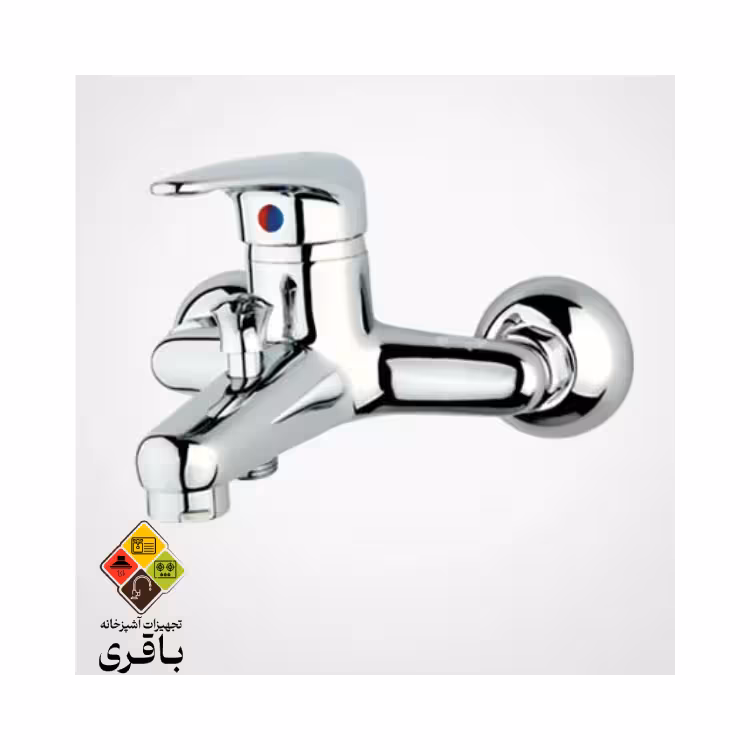 شیر حمام راسان مدل درنا کروم