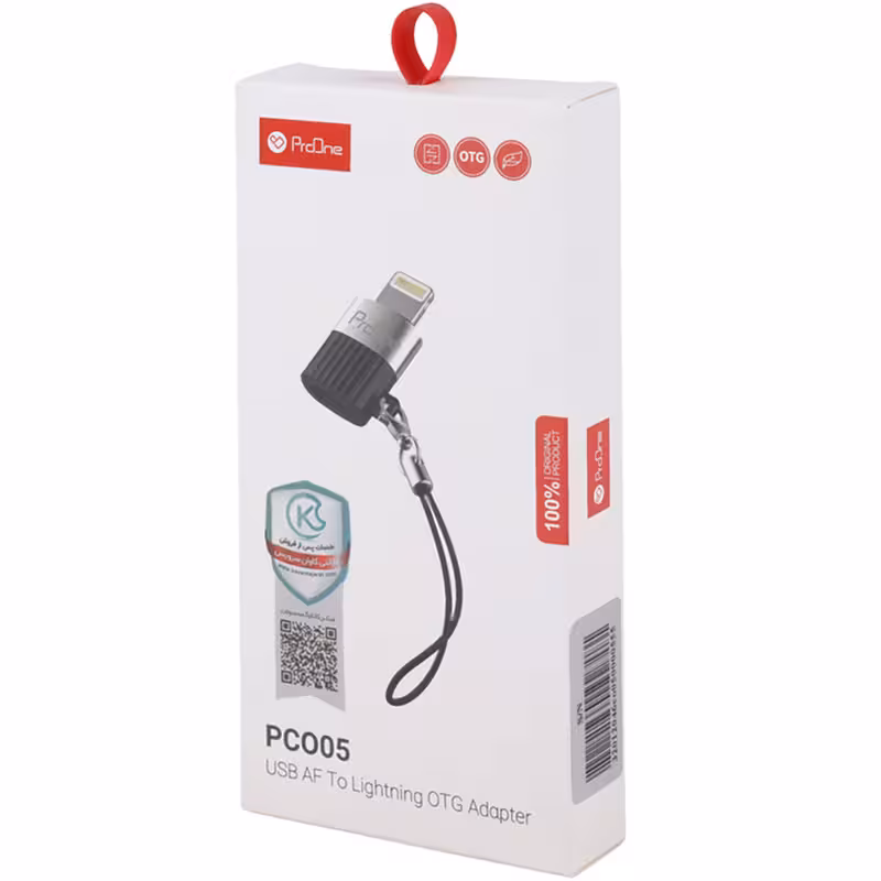 مبدل USB OTG به لایتنینگ پرووان (ProOne) مدل PCO05