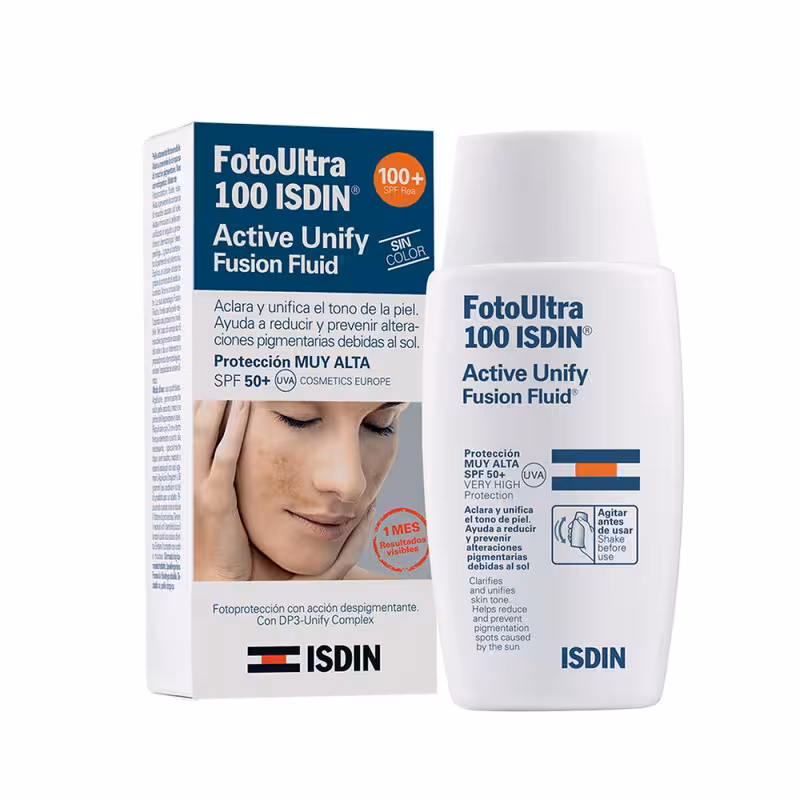 فلوئید ضدآفتاب ایزدین سری فوتو الترا مدل اکتیو یونیفای حجم 50 میلی لیتر