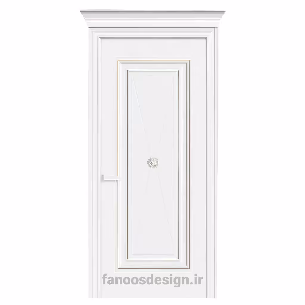درب MDF کلاسیک مدل برجسته منبت ظریف کد 30673