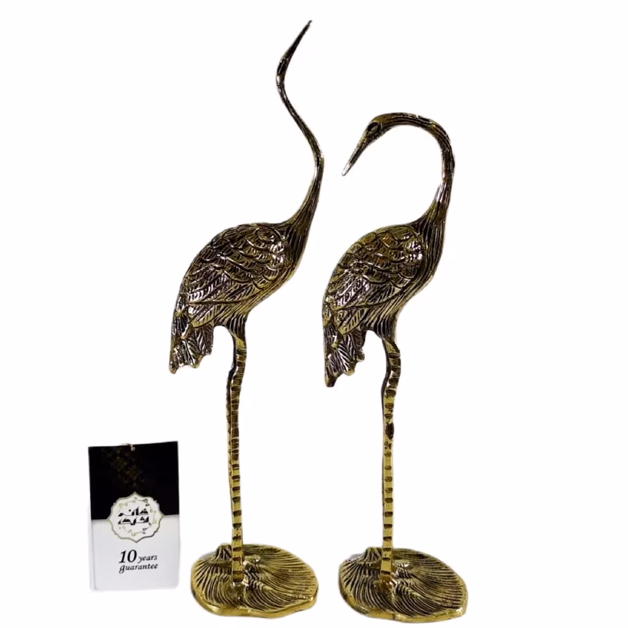 مجسمه فلامینگو قهر و آشتی برنزی خانه شیک