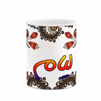 ماگ چیتوکالا مدل اسم لیام طرح سنتی گل و بته کد mgh46919