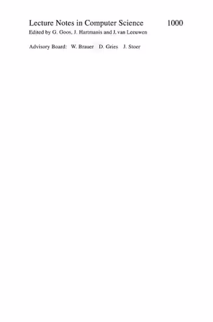 خرید و دانلود نسخه کامل کتاب Computer Science Today: Recent Trends and Developments