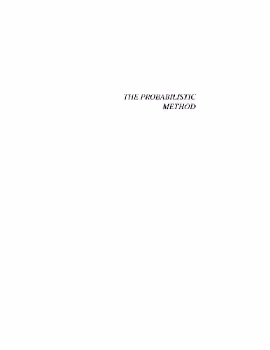 خرید و دانلود نسخه کامل کتاب The probabilistic method