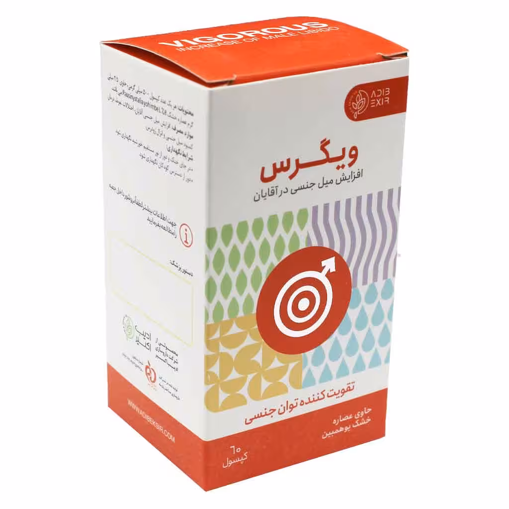 کپسول افزایش میل جنسی آقایان ویگرس ادیب اکسیر