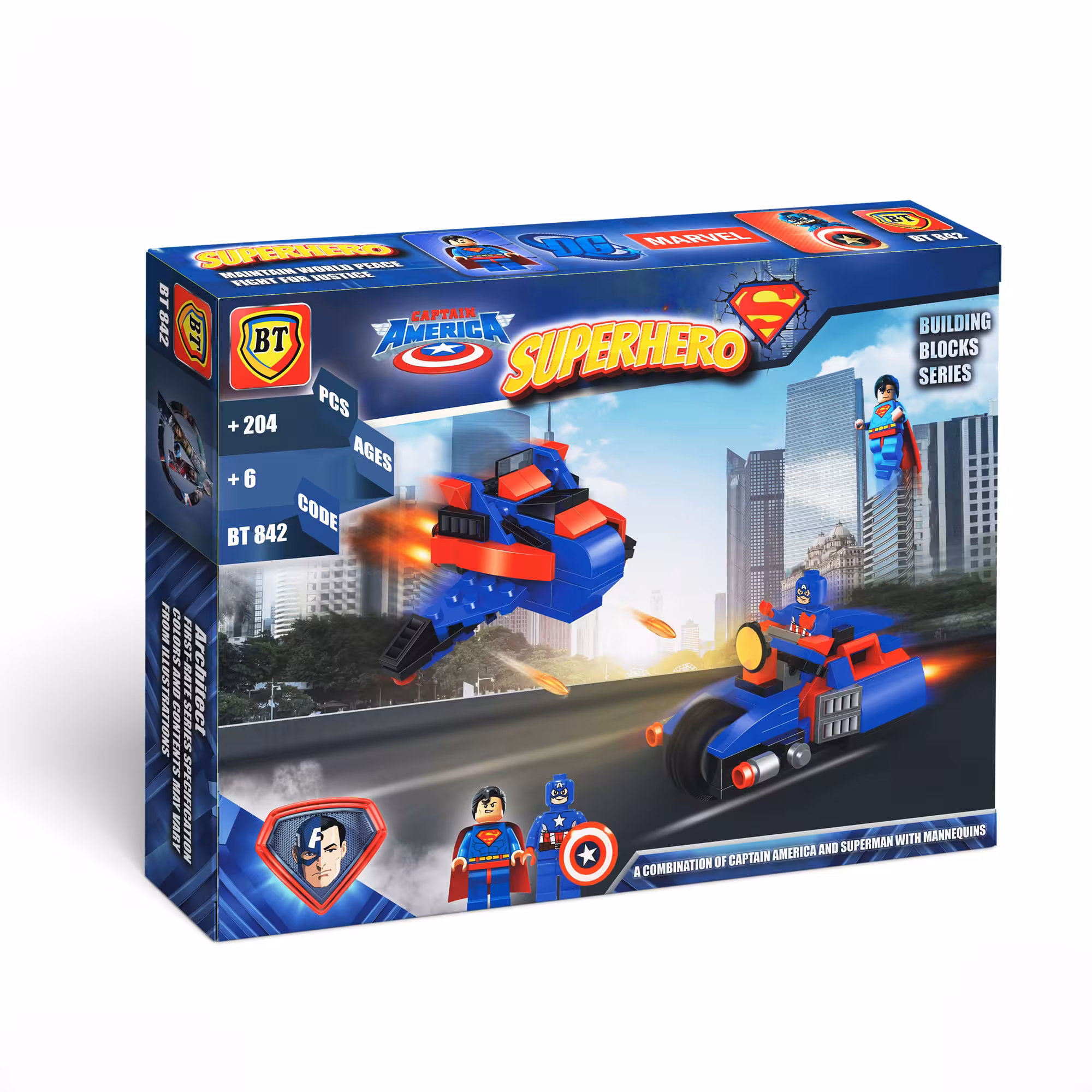 کاپتان آمریکا و سوپرمن BT-842