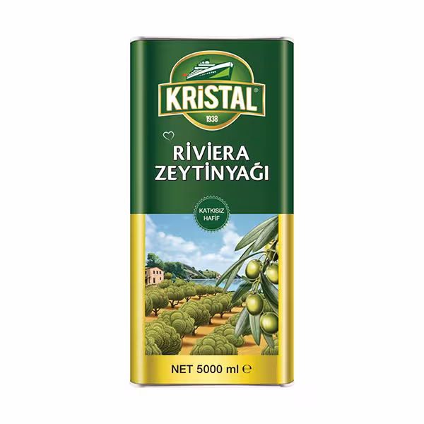 روغن زیتون کریستال Kristal ریویرا حجم 5 لیتری