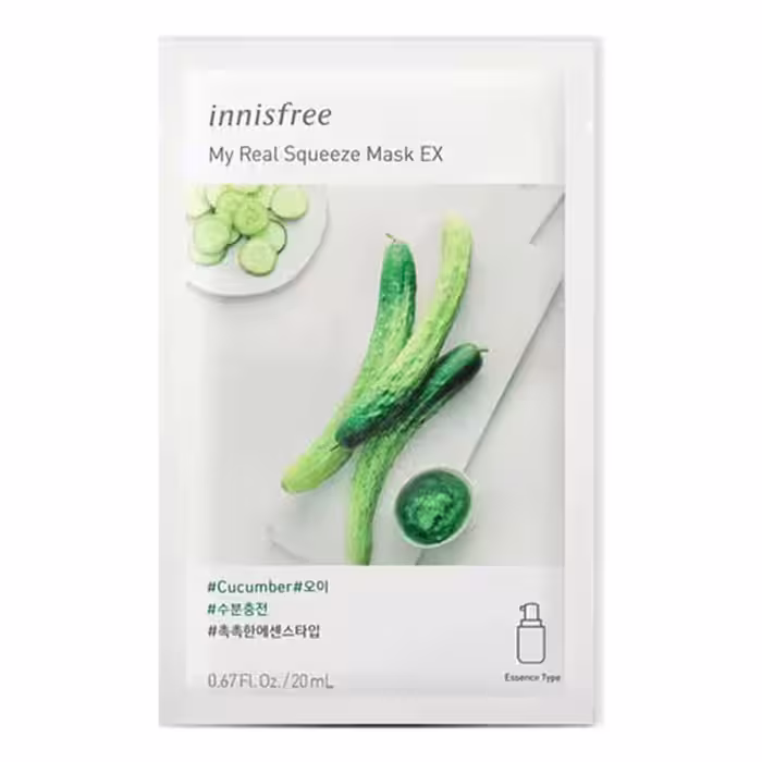 ماسک ورقه ای خیار اینسفری کره ای | Innisfree Cucumber Mask