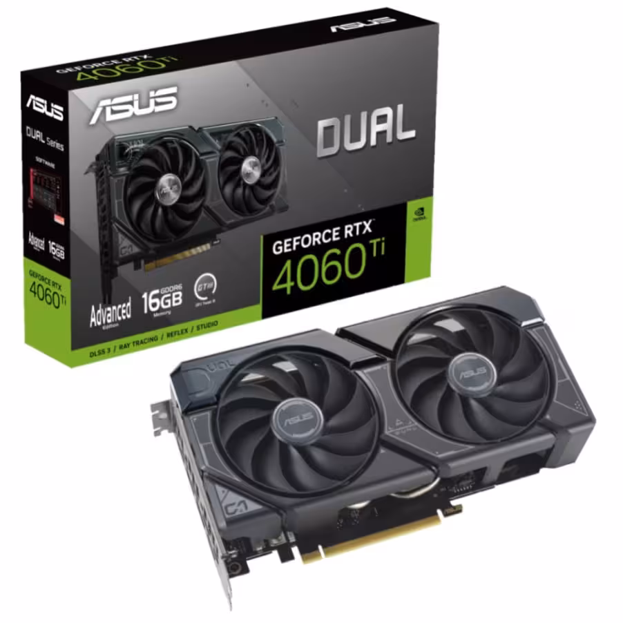 کارت گرافیک ایسوس Dual GeForce RTX 4060 Ti OC Edition 16GB GDDR6