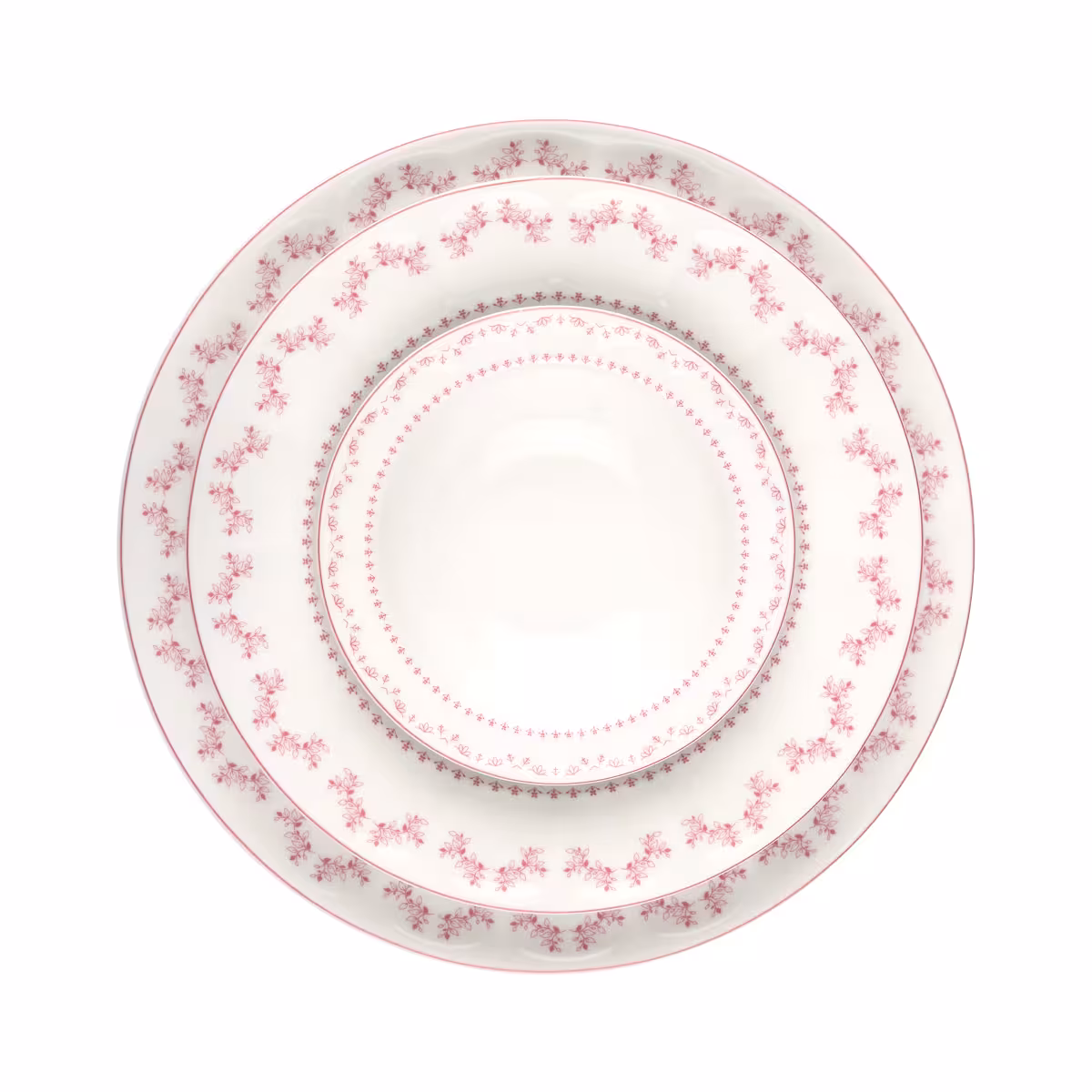 سرویس 29 پارچه 6 نفره طرح فرانسیس صورتی