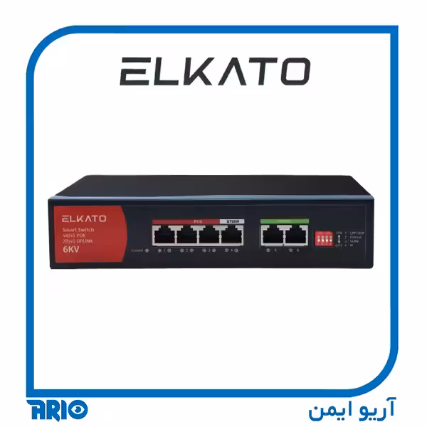 سوییچ POE شبکه 4 پورت الکاتو EL-1SB0420BP-65W V2