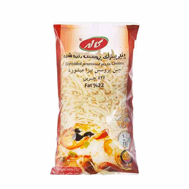 پنیر پیتزا رنده شده کاله 500 گرمی