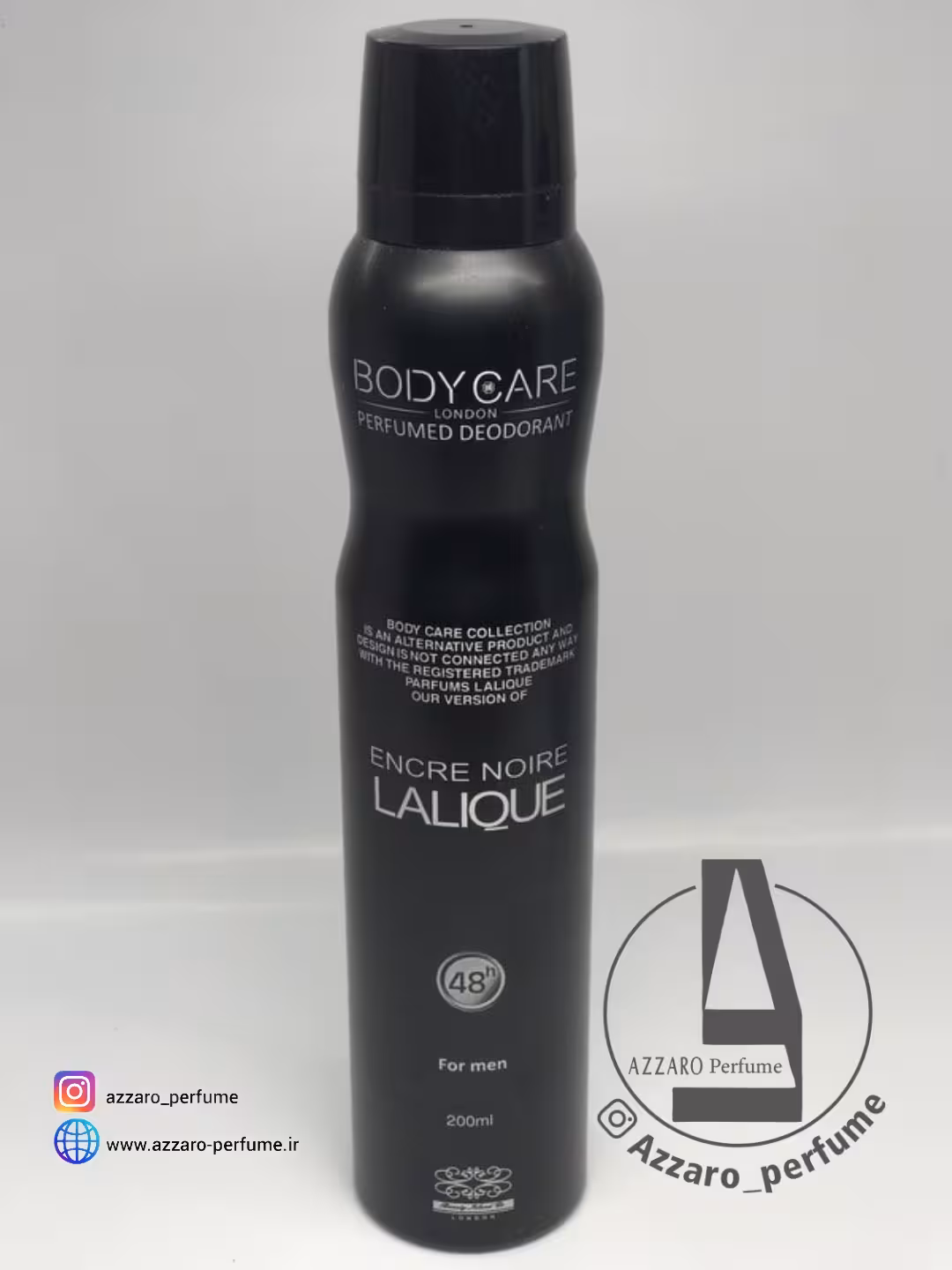اسپری بادی کر مردانه لالیک انریک نویر حجم 200میل