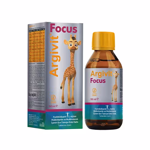 شربت مینرال, ال-آرژنین و مولتی ویتامین آرجیویت فوکوس 150 میلی لیتر