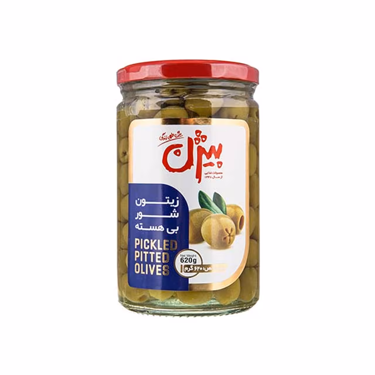 زیتون شور بی هسته بیژن 620 گرمی