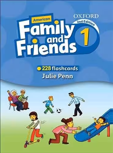 فلش کارت امریکن فمیلی اند فرندز 1 | فلش کارت انگلیسی american family and friends flashcards 1