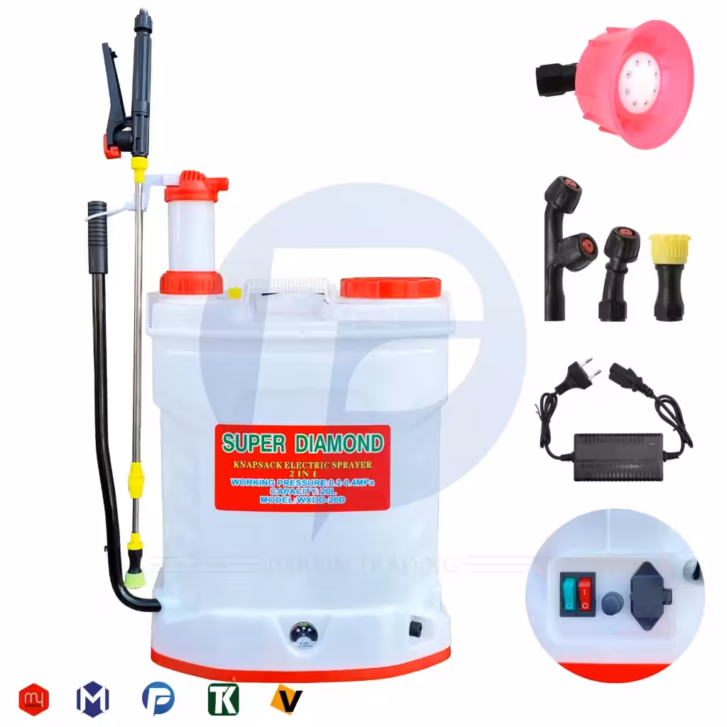 سمپاش شارژی 2 پمپ دیاموند مدل WXDD-20D