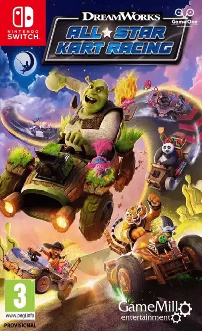 بازی DreamWorks All Star Kart Racing برای کنسول Nintendo Switch