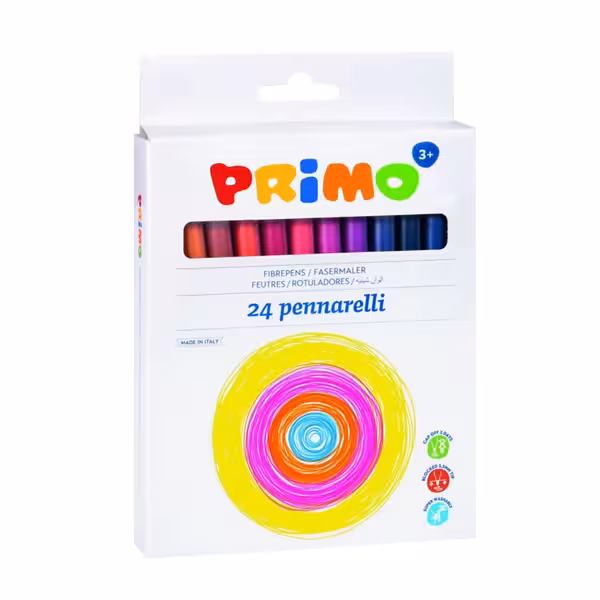ماژیک 24 رنگ پریمو کد 602PEN24
