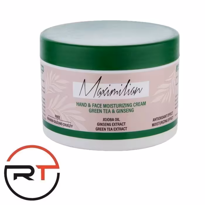 کرم مرطوب کننده چای سبز و جنسینگ ماکسیمیلیان 250 میلی