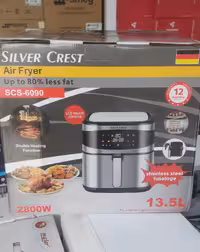 سرخ کن دو المنت 13.5 لیتر سیلور کرست مدل 6090 | خرید سرخ‌کن بدون روغن